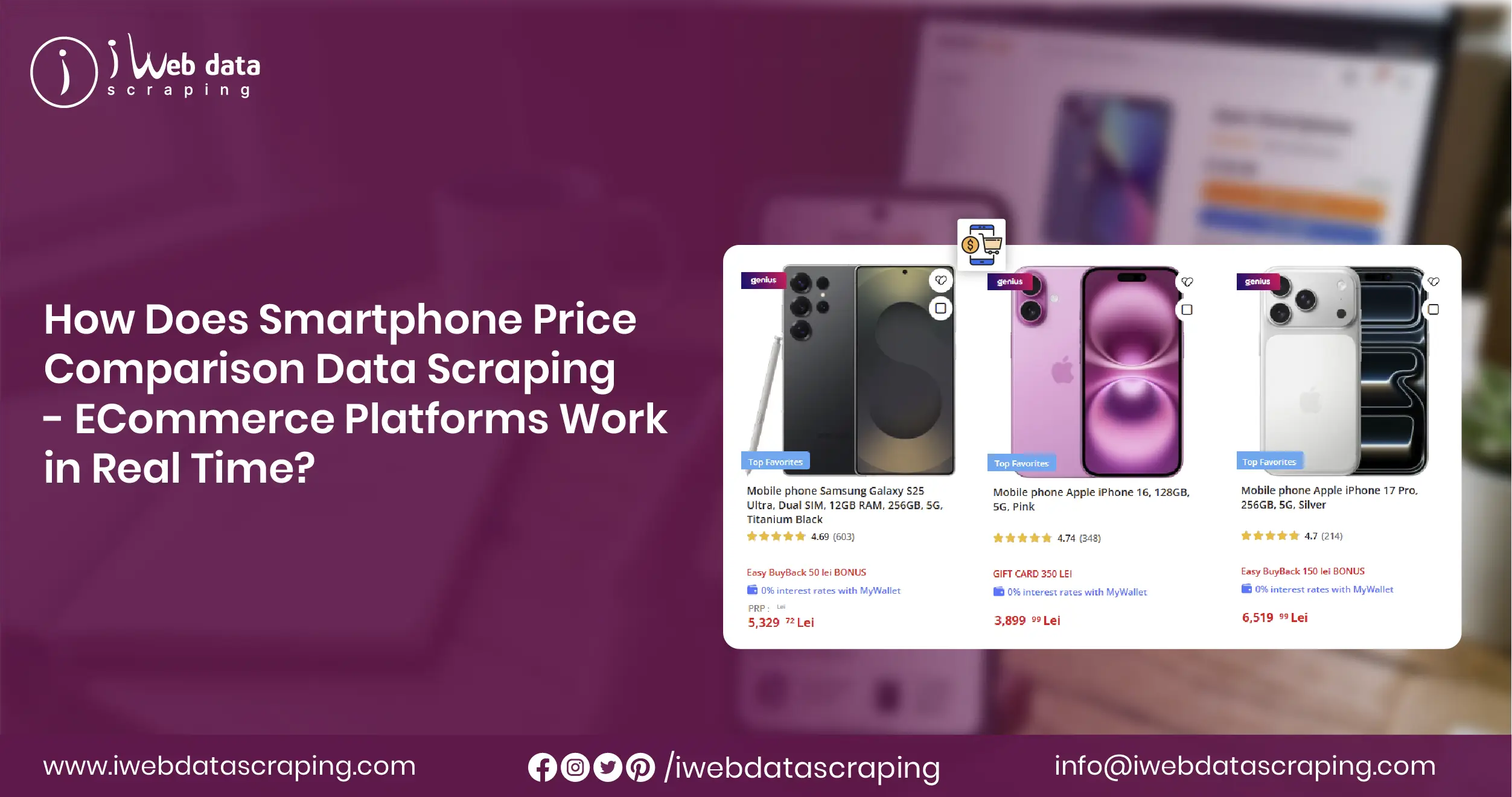 Smartphone Price Comparison Data Scraping - ECommerce Platforms